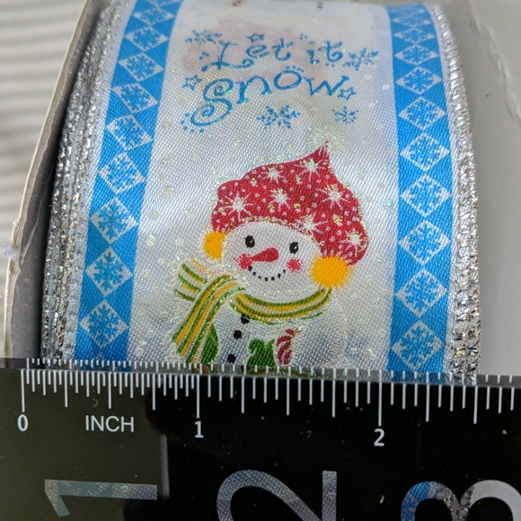 Wire Edged Christmas Ribbon ⛄❄️ - Picture 3 of 3